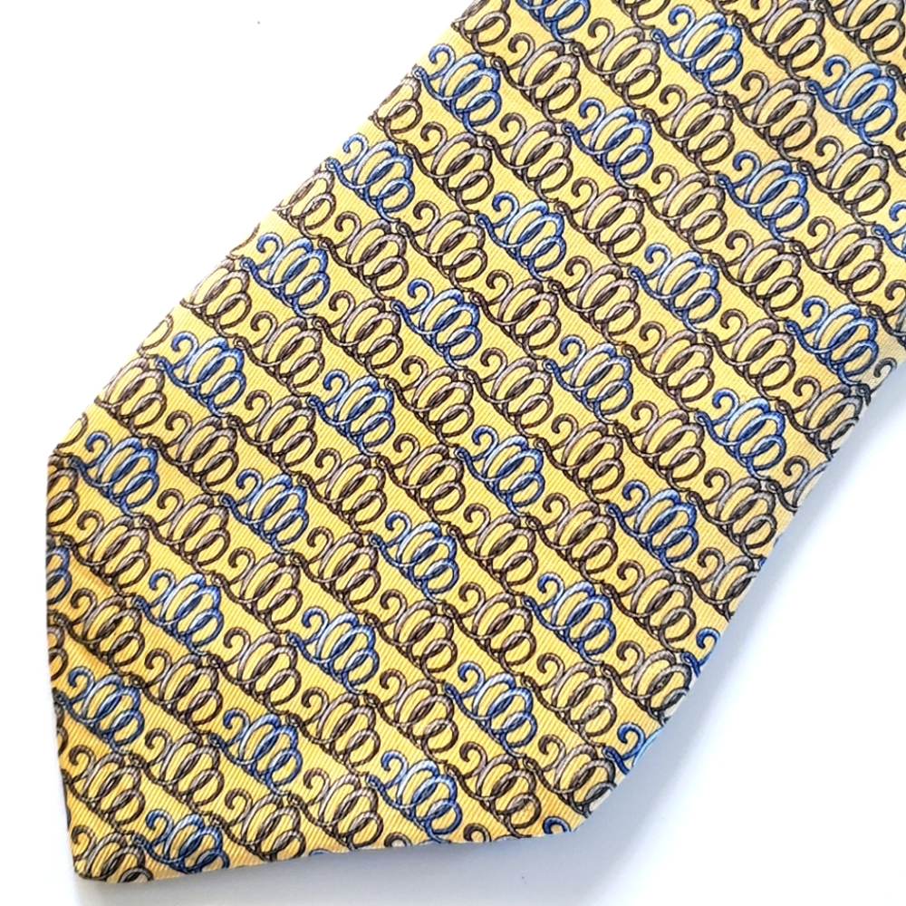 Salvatore Ferragamo necktie animal print whimsical